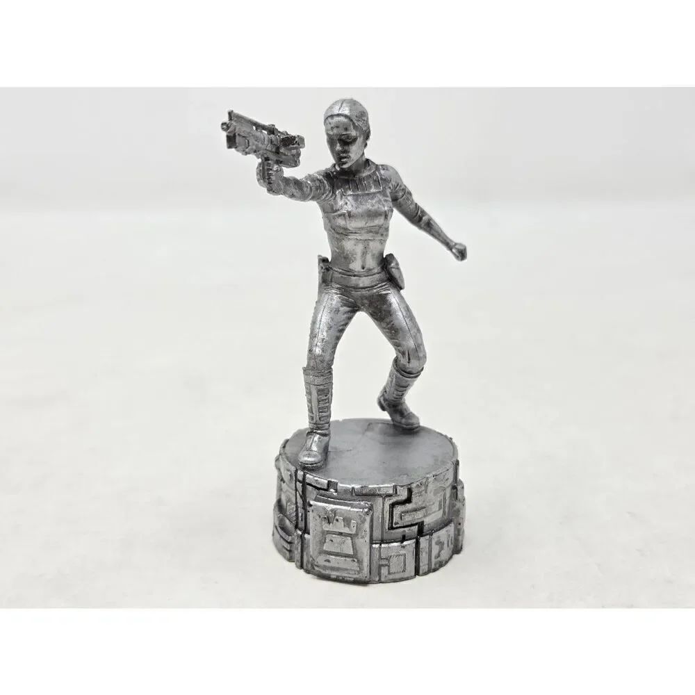 STAR WARS 2005 SAGA EDITION CHESS SET REPLACEMENT SILVER PADME AMIDALA ROOK